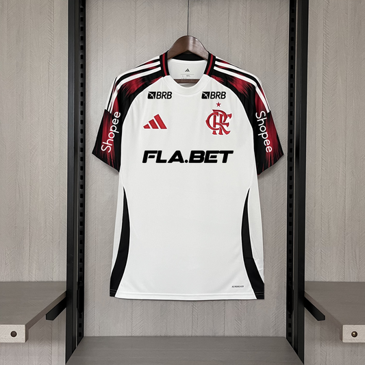 Flamengo 25/26 Away Jersey - All Sponsors - Fan Version