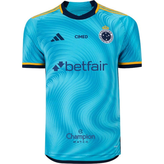 Camisa Terceira Cruzeiro 23/24 III - Todos os Patrocinadores - Versão Torcedor 