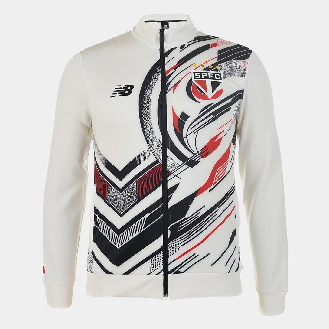 Jaqueta Pre-treino 25/26 São Paulo Off White