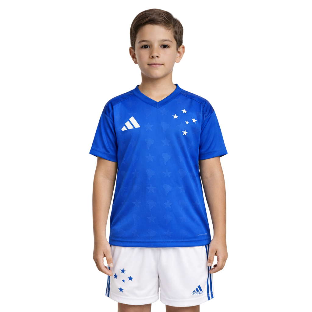 PRE-ORDER Cruzeiro Adidas 2026/27 Kit Home Kids