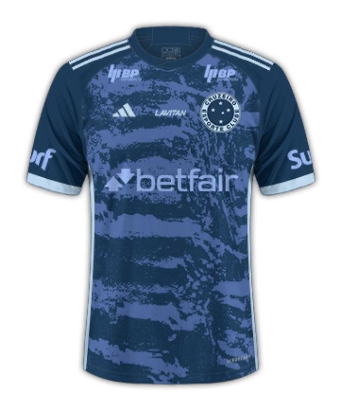 Camisa Terceira Cruzeiro 24/25 III - Todos os Patrocinadores - Versão Torcedor 