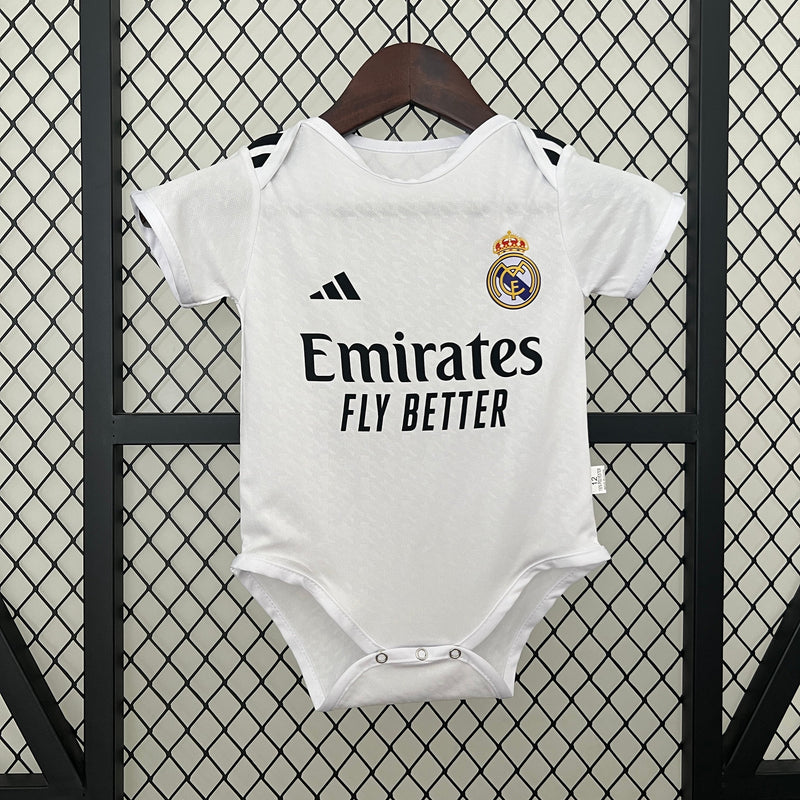 Imagem do produto CAMISETA REAL MADRID I 24/25 BABY com entrega para brasileiros no Reino Unido