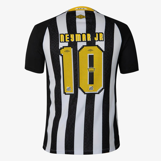 Neymar Jr. - Camiseta visitante del Santos 24/25 II - Versión para aficionados
