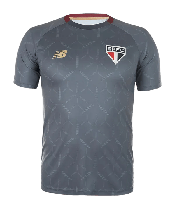 Camisa de treino São Paulo 25/26 - Cinza - Versão Torcedor 
