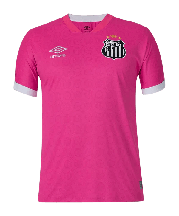 Santos 23/24 Pink October Edition Jersey - Fan Version