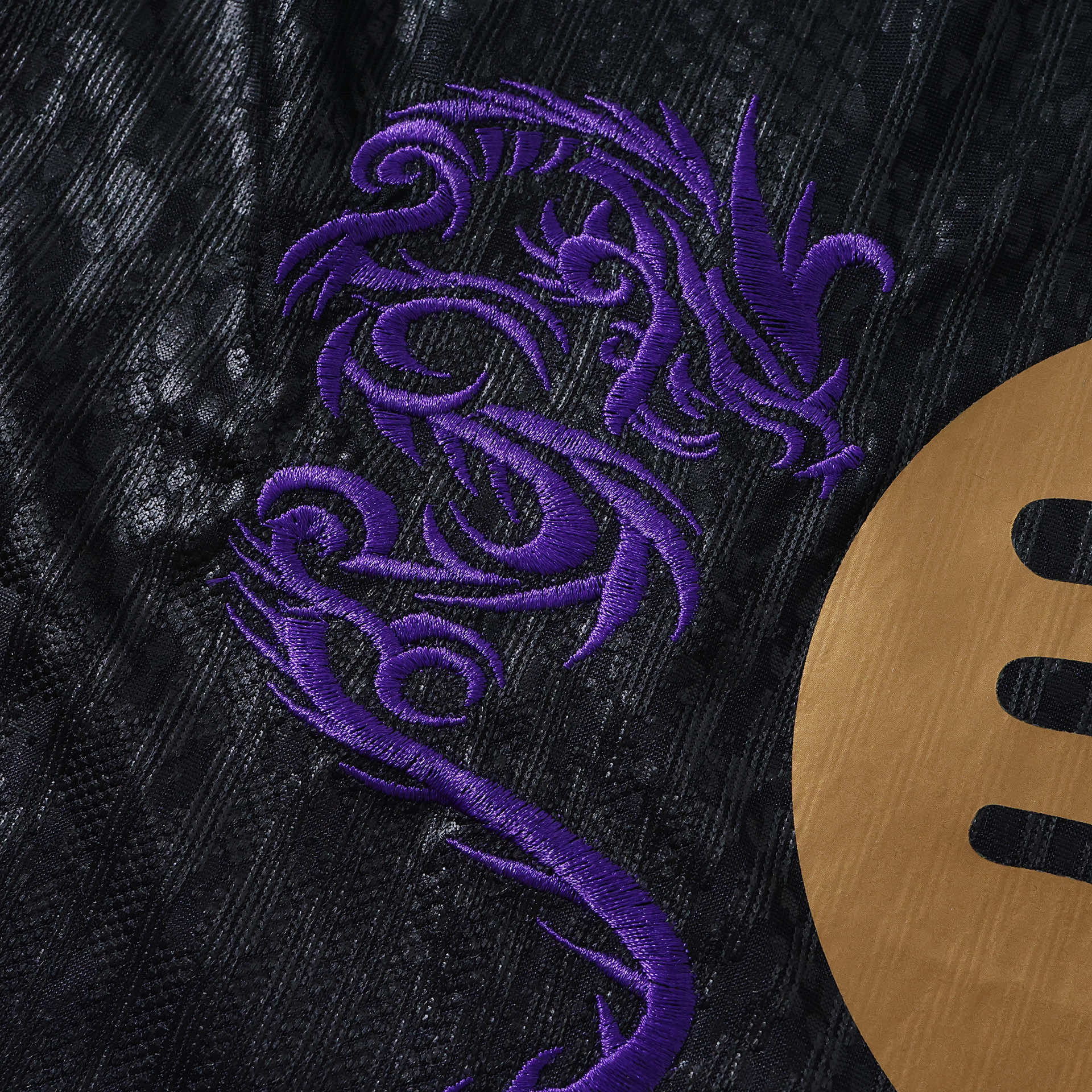 Barcelona 26/27 Away Embroidered Player Jersey - dragon embroidery detail