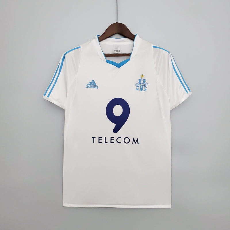 Imagem do produto Camisa Olympique de Marseille Titular 02/03 - Versão Retro com entrega para brasileiros no Reino Unido