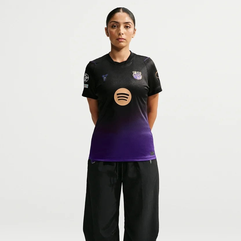 Barcelona 26/27 Away Women's Jersey - worn by model front