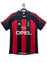 Camiseta local del AC Milan 00/02 I - Versión retro