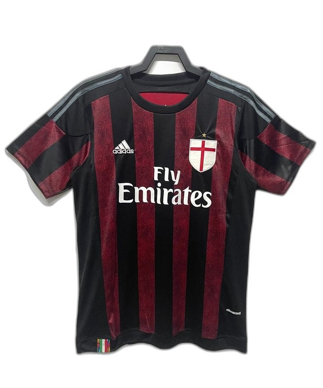 Camisa Home AC Milan 15/16 I - Versão Retrô