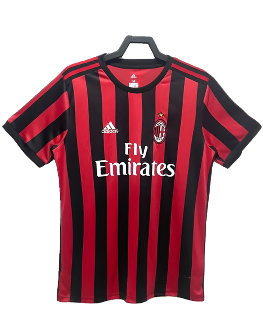 Camisa Home 17/18 I do AC Milan - Versão Retrô