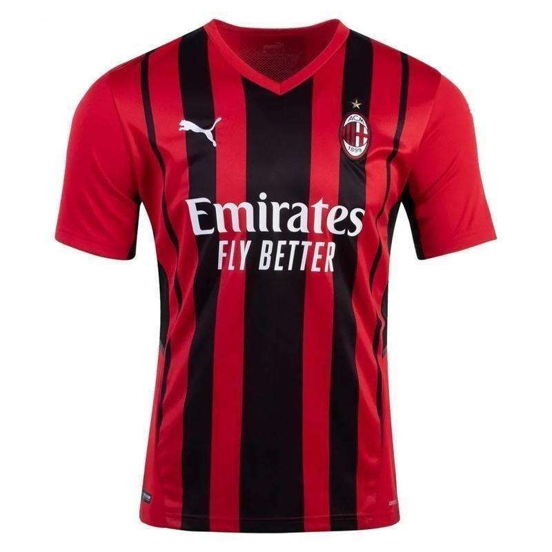 Camisa Home 21/22 do AC Milan - Versão Torcedor 