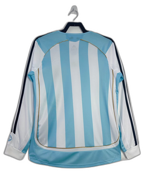 Camiseta local de Argentina 06/07 I - Versión retro de manga larga