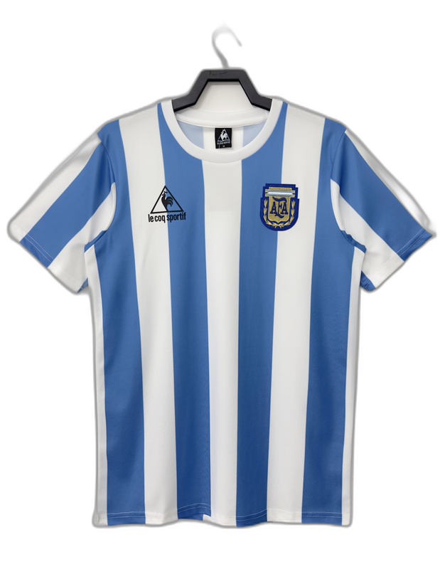 Camiseta local de Argentina 1986 I - Versión retro