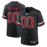 Arizona Cardinals - Camisa de jogo alternativa personalizada da NFL - Preta