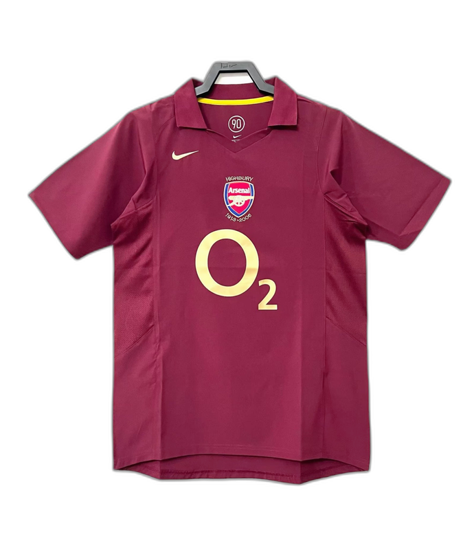 Camiseta local del Arsenal 05/06 I - Versión retro