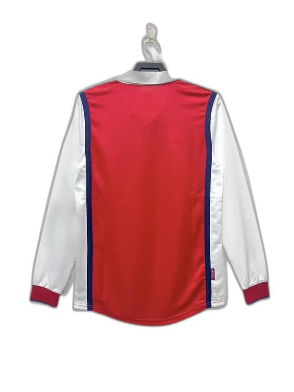 Camisa Arsenal 1998 I Home - Manga Longa Versão Retro