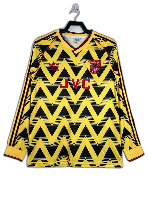 Camisa reserva do Arsenal 91/93 II - Versão retrô de manga comprida