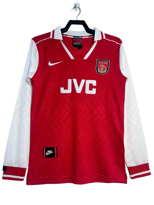 Camiseta de local del Arsenal 96/97 I - Versión retro de manga larga