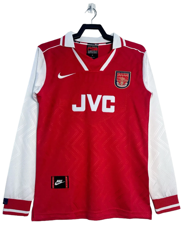 Camisa Arsenal 96/97 I Home - Manga Longa Versão Retro