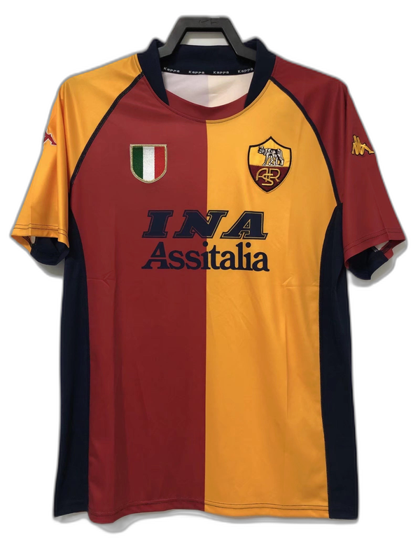 Camisa AS Roma 00/01 I - Versão retrô