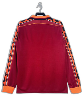 Camiseta de local de la AS Roma 98/99 I - Versión retro de manga larga