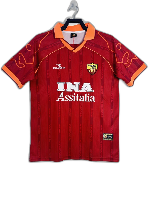 Camisa AS Roma 99/00 I Home - Versão Retro