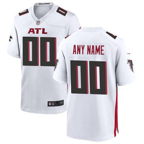 Atlanta Falcons - Camisa de jogo personalizada da NFL - Branca