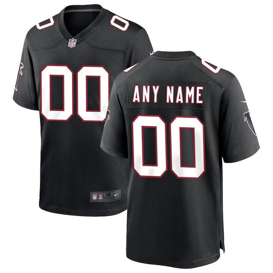 Atlanta Falcons - Camiseta retro personalizada de la NFL - Negra