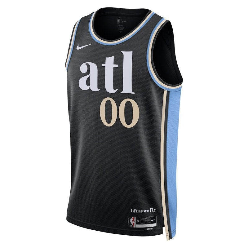 Camisa NBA Atlanta Hawks Unissex 23/24 - Preta - Edição City 