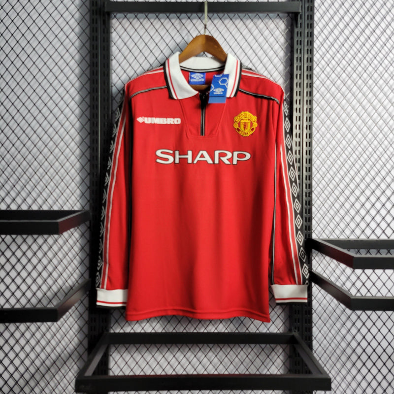 Imagem do produto Camisa Manchester United Titular 98/99 - Versão Retro com entrega para brasileiros no Reino Unido