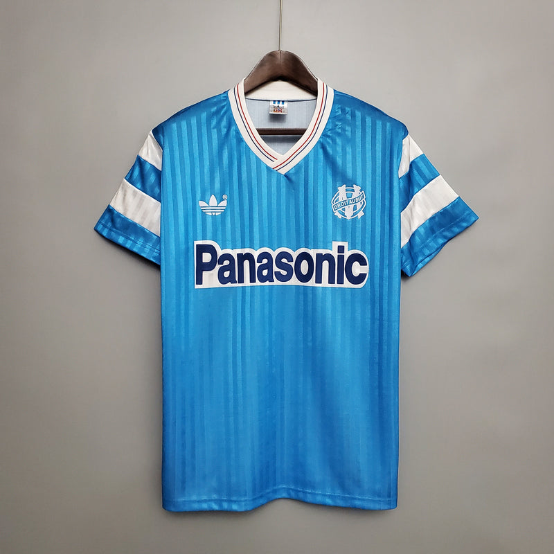 Imagem do produto Camisa Olympique de Marseille Reserva 90/91 - Versão Retro com entrega para brasileiros no Reino Unido