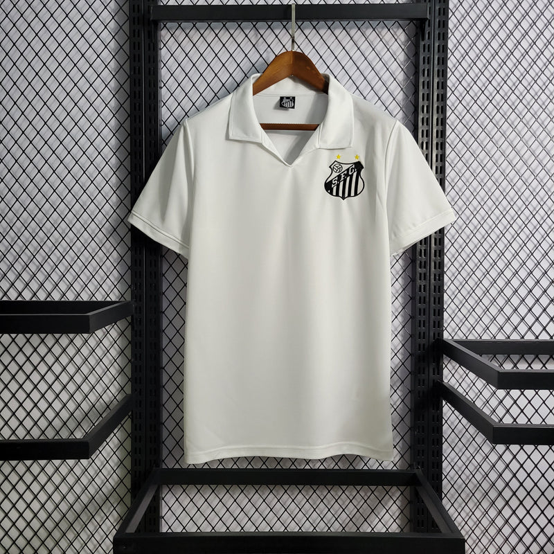 Imagem do produto Camisa Santos Titular 1970 - Versão Retro com entrega para brasileiros no Reino Unido