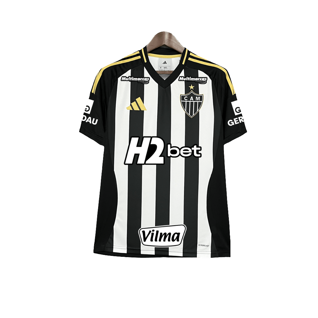Camisa Atlético Mineiro 25/26 I - Todos os Patrocinadores - Versão Torcedor 