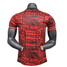 Camisa de treino do Arsenal 25/26 - Vermelho escuro - Versão de jogador 
