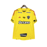 Camisa de Goleiro Atlético Mineiro 24/25 - Amarela - Todos os Patrocinadores - Versão Torcedor 