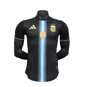 Camisa Argentina Especial 25/26 - Edição Preta - Versão Jogador 