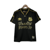 Camisa Santos Charlie Brown Jr 24/25 - Preta - Versão Torcedor 