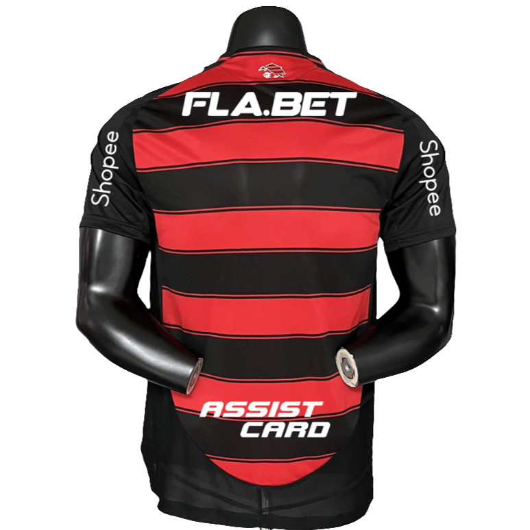 Camisa Flamengo 25/26 I - Todos os Patrocinadores - Versão Jogador 