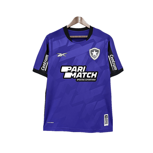 Camiseta de portero del Botafogo 24/25 - Morada - Todos los patrocinadores - Versión para aficionados 