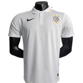 Camiseta Polo Corinthians 23/24 - Blanca - Versión Fan 