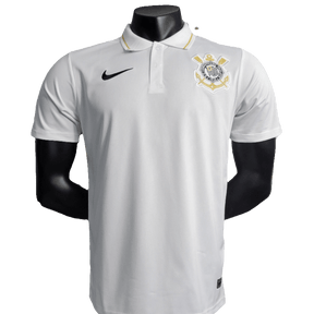 Camiseta Polo Corinthians 23/24 - Blanca - Versión Fan 