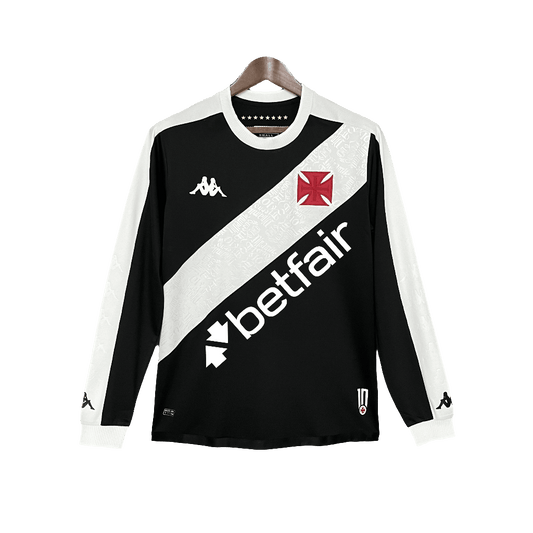 Camiseta de local del Vasco 24/25 I - Todos los patrocinadores - Manga larga 