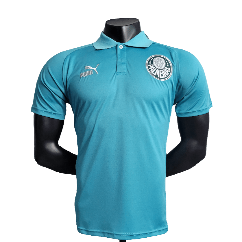 Camiseta Polo Palmeiras 23/24 - Verde Claro - Versión Fan 