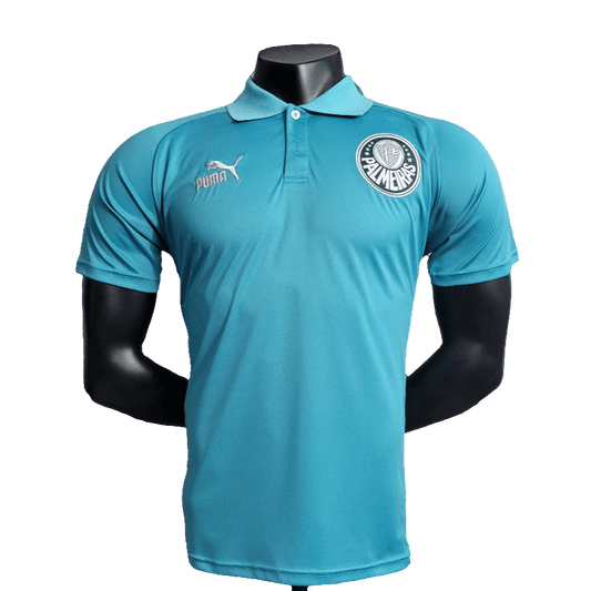 Camiseta Polo Palmeiras 23/24 - Verde Claro - Versión Fan 