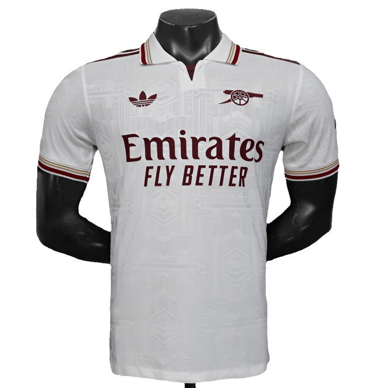 Camisa especial do Arsenal 25/26 - Branca - Versão Jogador 