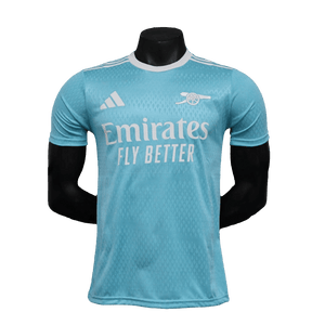 Camiseta prepartido del Arsenal 25/26 - Azul cielo - Versión de jugador 