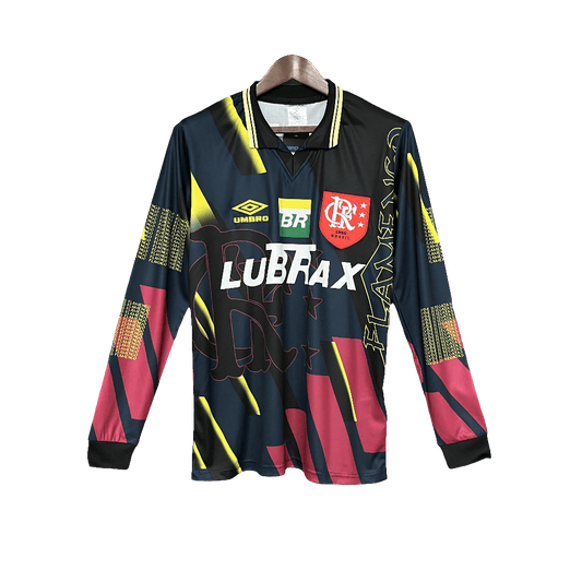 Camisa de Goleiro do Flamengo 1997 - Manga Longa Versão Retrô 
