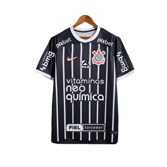 Camiseta de visitante del Corinthians 23/24 II - Todos los patrocinadores - Versión para aficionados 