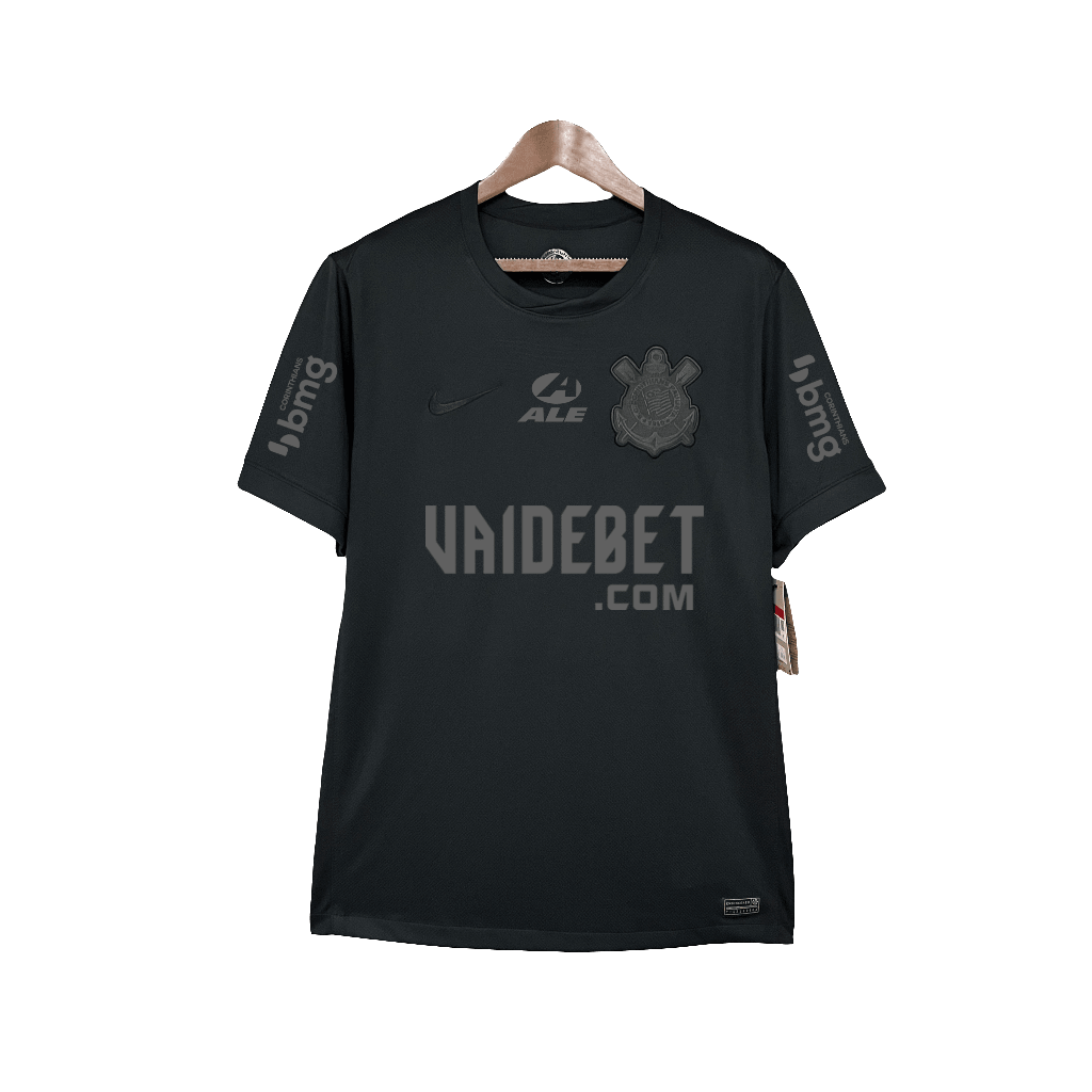 Camiseta de visitante del Corinthians 24/25 II - Todos los patrocinadores - Versión para aficionados 